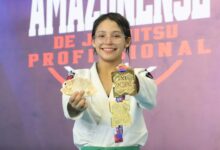 Photo of Samantha Galega fatura ‘Double Gold’ no Amazonense de Jiu-Jítsu Pro