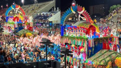 Photo of Apresentando enredo sobre Amazônia, Estácio de Sá é vice-campeã da Série Ouro do Carnaval no RJ